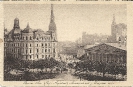 Municipalidad y Diagonal Norte, Buenes Aires, historic postcard