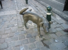 Zinneke Pis (Straßenköter), Brunnenfigur aus Bronze, Brüssel 