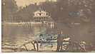 Bois de la Cambre, Lac et chalet Robinson, Bruxelles - carte postale historique 1913