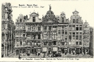 Maison des tailleurs et de Victor Hugo, Grand'Place, Bruxelles, carte postale historique