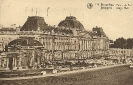 Palais du Roi, Bruxelles, carte postale historique, 1935