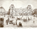 Place Rogier, Bruxelles, 1901, calendrier  