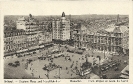 Gare du Nord et Place Rogier, Bruxelles, carte postale historique
