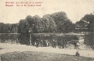 Bois de la Cambre, le Lac, Bruxelles, carte postale historique 