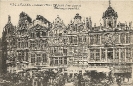 Grand'Place et Marché aux fleurs, Bruxelles, carte postale historique -  Blumenmakrt, Brüssel  