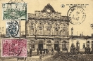 Gare du Luxembourg, Bruxelles-Ixelles, 1930, carte postale historique