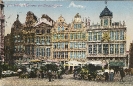 Maisons des Corporations, Bruxelles - Zunfthäuser, Brüssel, Feldpostkarte 1917  