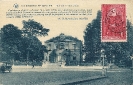 Maison communale à Bruxelles-Ixelles, carte postale historique, 1930
