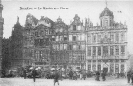 Grand'Place, le Marché aux fleurs, Bruxelles, carte postale historique