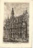 Maison du Roi, Bruxelles, carte postale historique, 1917