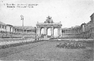 Cinquantenaire, Arcade, Bruxelles - carte postale historique 1927