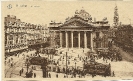 Bourse, Bruxelles, carte postale historique 