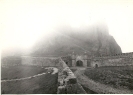 Kaleto-Festung im Nebel, Belogradschik auf den Belogradschik-Felsen, Bulgarien, Historische Fotografie, 1960-1970