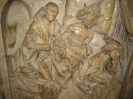Relief am Kaisergrab im Bamberger Dom, Ausschnit der Legenden über Heinrich II und Kunigunde, 2008  