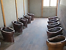 Baracken-Toiletten(rekonstruiert), KZ Dachau 