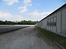 Barackengebäude - Rückseite (rekonstruiert), KZ Dachau 