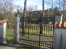 Eingangstor mit Davidstern, Jüdischer Friedhof, Gauting