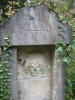 Davidstern und Blumenstrauß, Grabstein, jüdischer Friedhof, Garchinger Str., München
