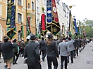 Schützenbezirk München mit Fahnenblock - Trachten-und Schützenzug, Oktoberfest, München-2015