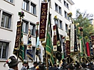 Schützenbezirk München mit Fahnenblock - Trachten-und Schützenzug, Oktoberfest, München-2015