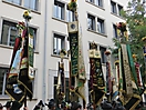 Fahnen der Vereine - Trachten-und Schützenzug, Oktoberfest, München-2015