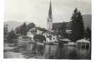 Egern, mit Kirche St. Laurentius, historische Fotografie um 1938