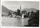 Egern am Tegernsee (Rottach-Egern) mit Kirche St. Laurentius, historische Fotografie, um 1938