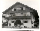 Das Lindenheim, Rückseite, vermutlich Egern am Tegernsee, historische Fotografie, um 1938