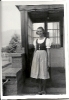 Das Lindenheim, Fraulein Gustel, vermutlich Egern am Tegernsee, historische Fotografie, um 1938