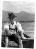 Tegernsee sur le lac du Tegern en Bavière, costume traditionnel bavarois, photographie historique, 1938