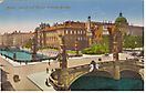 Kaiser Wilhelm-Brücke und Schloß, Berlin - historische Ansichtskarte
