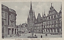 Schloßplatz, Wiesbaden - historische Ansichtskarte