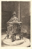 Hildesheim, Taufbecken im Dom, historische Ansichtskarte, 1915