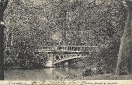 Hofgarten, goldene Brücke, Düsseldorf, historische Ansichtskarte, 1907