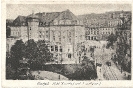 Hotel Kaiserhof und Hauptbahnhof, Elberfeld, Historische Ansichtskarte 1918