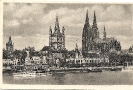 Dom, St. Martin und Stapelhaus, Köln, historische Ansichtskarte