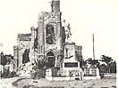 Kirche St. Vincentius, Ghyvelde - nach dem Luftangriff, Westfeldzug 1940 