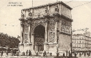 La Porte d'Aix, Marseille, carte postale historique