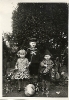 Drei Kinder im Garten, Eine Jugend in Deutschland zwischen zwei Weltkriege, Historisches Fotographie, Ostern 1927