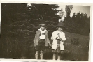 1930 - Die Zwillinge Georg und Hannelore in Tracht und Mode der 30er Jahren 