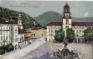 Residenzplatz und Glockenspiel, Salzburg, historische Ansichtskarte