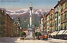 Maria Theresienstraße, Innsbruck- historische Ansichtskarte 1926 