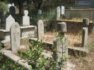 Musulmanische Gräber mit stilisierte Blüten, Friedhof in Alanya, 23.06.2010