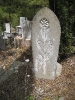 Musulmanisches Grab mit stilisierte Blüte, Friedhof in Alanya, 23.06.2010